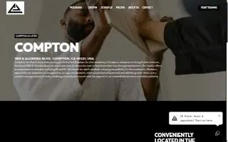 Compton Jiu-Jitsu website