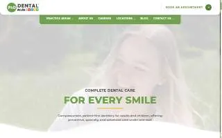 PhD Dental Compton website