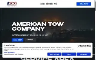 Atco Towing & Recovery website