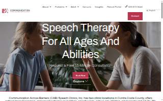 Communication Across Barriers Speech Clinics, Inc. of Concord