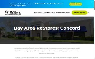 Habitat for Humanity ReStore Concord website