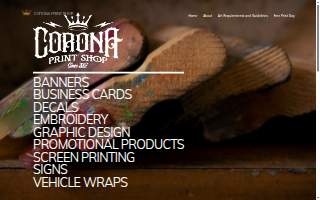 Corona Print Shop