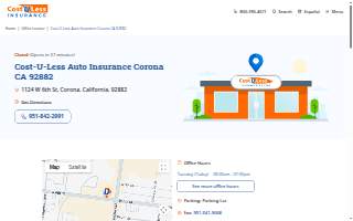 Cost-U-Less Insurance of Corona