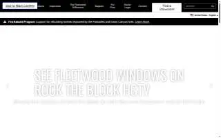 Fleetwood Windows & Doors website