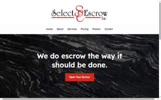 Select Escrow, Inc. of Corona
