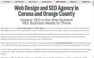 The Web Design Firm website