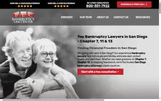 Bankruptcy Law Center of Coronado website