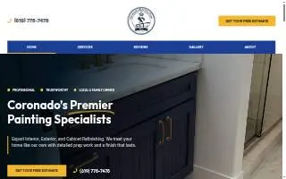 Coronado Painting Pros website