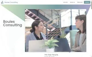 Boules Consulting website