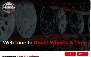 Coast Wheels and Tires website