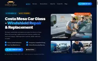 Costa Mesa Windshield Repair website