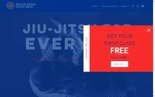 Gracie Barra Costa Mesa website