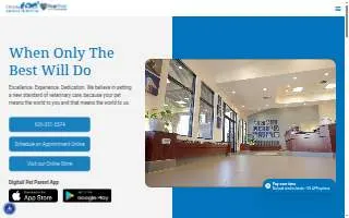 Covina Animal Hospital website