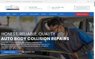 Covina Auto Body Shop website