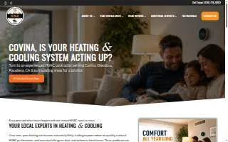 Covina HVAC website