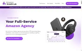 Amazon Growth Lab website