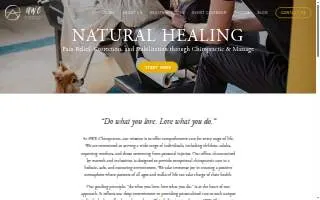 AWE Chiropractic website