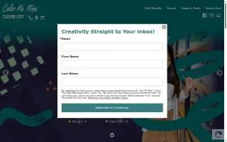 Color Me Mine of Culver City website