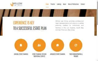 Willow Law Group website