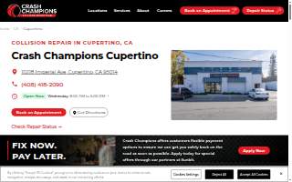 Crash Champions Collision Repair Cupertino