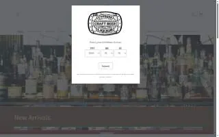 Cypress Craft Beers & Liquor website
