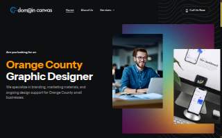 Domain Canvas Design Services website