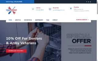 GoodService Appliance Repair inc of Cypress website