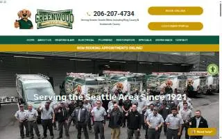 Greenwood Heating & Air Inc website