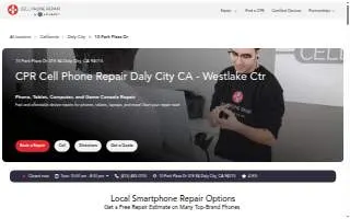 CPR Cell Phone Repair of Daly City website
