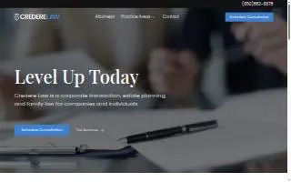 Credere Law website