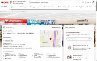 CVS of Daly City website