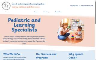 Speech Goals Speech Therapy Inc of Daly City