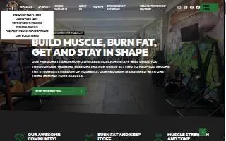 Strength Camp SF Bay Area website