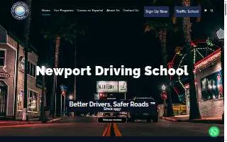 Newport Driving School of Dana Point website