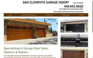 San Clemente Garage Door