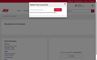Blackhawk Ace Hardware