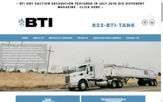 Bradley Tanks, Inc website