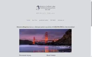 Bulgucheva Law, p.c. website