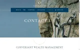 Conversant Wealth Management website