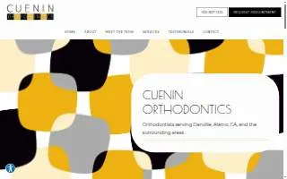 Cuenin Orthodontics website