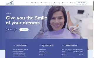 Danville Orthodontics website