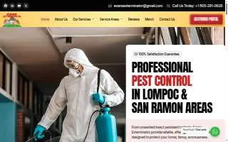 Evans Exterminator of Danville website