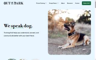 Out of the Bark - Dog & Puppy Training