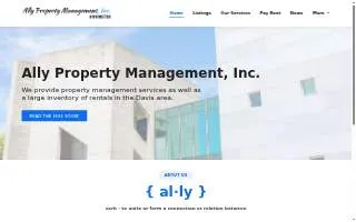 Ally Property Management, inc. website
