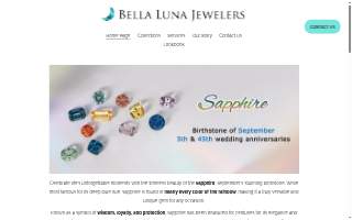 Bella Luna Jewelers website