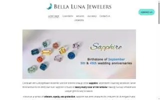 Bella Luna Jewelers website