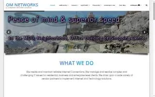 Omsoft Technologies website