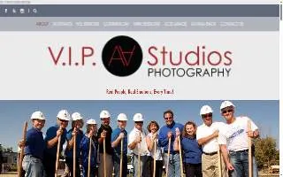 V.I.P. Studios Photography website