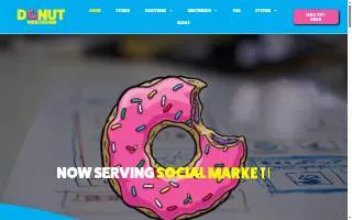 Donut Web Design website