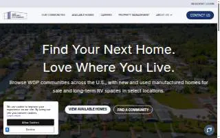 WGP Property Management of Delano website